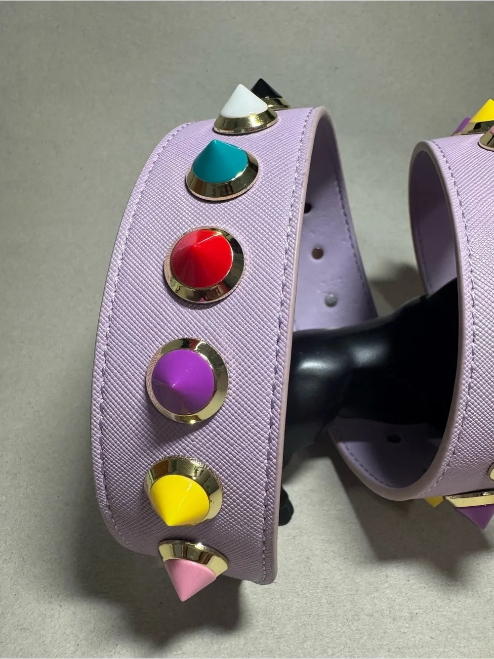 Lavender Leather strap for bags